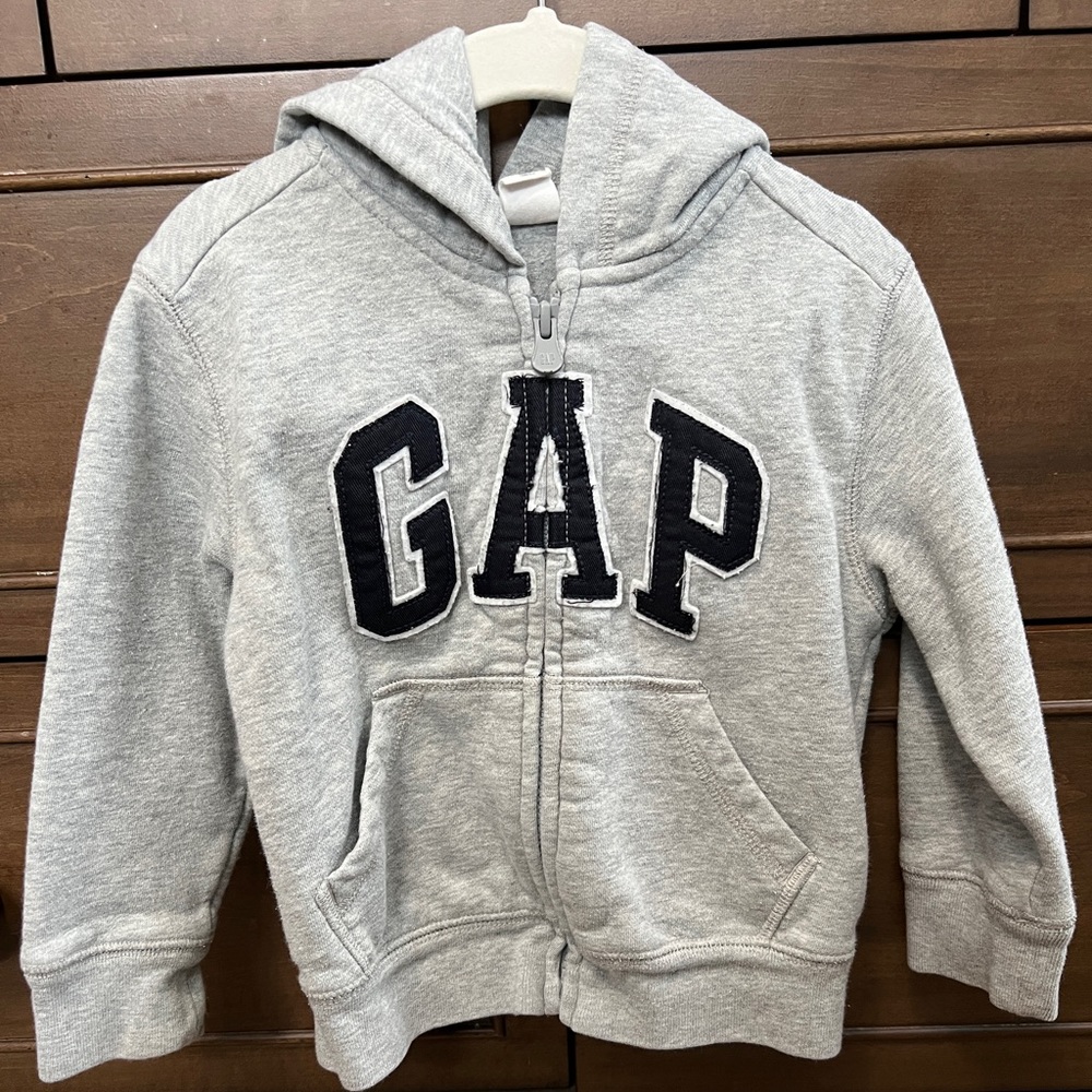 GAP Logo Zip Up Sweatshirt